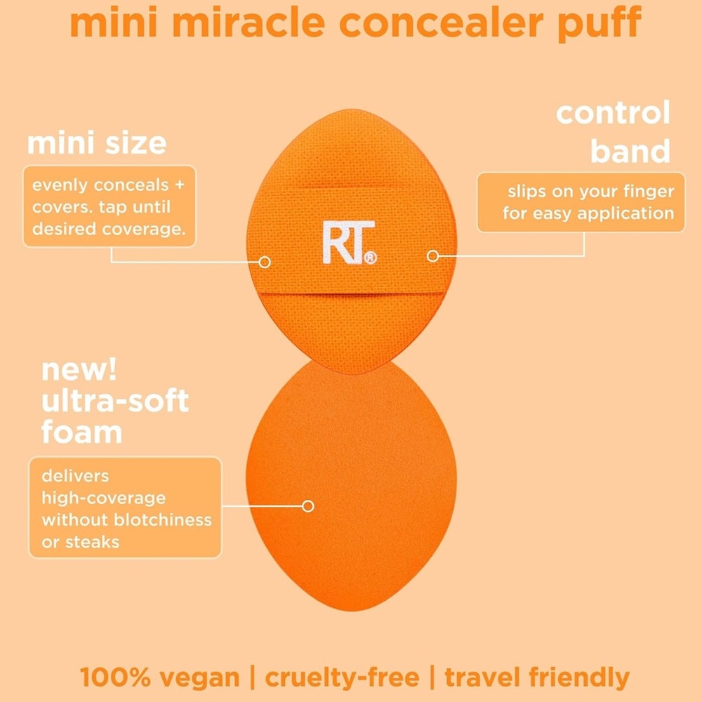 Concealer Sponges, Mini Miracle Puff Trio — Real Techniques - Picture 10 of 16